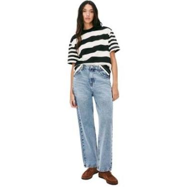 Imagem de Calça Hering Jeans Feminina Cintura Alta Básicos do Brasil-Feminino