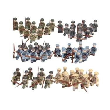 Imagem de Bonecos Humanoides Mini Para Crianças, Blocos De Montar, Brinquedos De