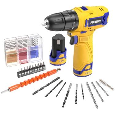 Imagem de Furadeira sem fio amarelo impacto