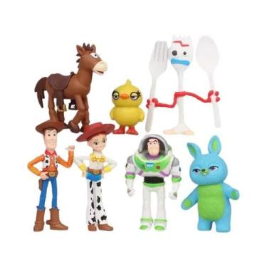 Imagem de Conjunto De Figuras De Ação Toy Story 4 7PCS Woody Jessie Buzz Lightye