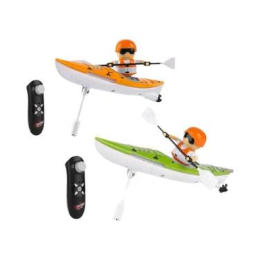 Imagem de Lancha De Controle Remoto Para Meninos, Caiaque Elétrico Para Jogos Aq