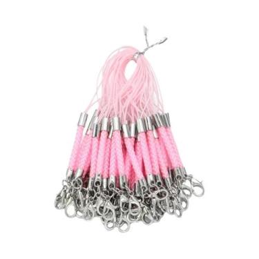 Imagem de 10 Peças De Cordão Trançado Com Fecho Lagosta Para Chaveiro, Gancho Pa