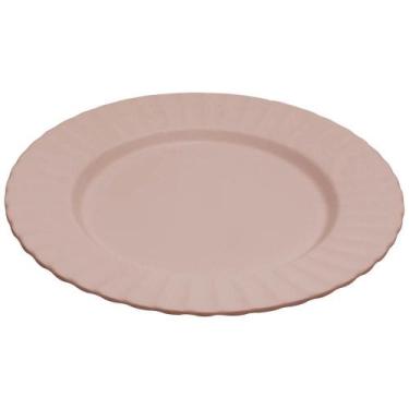 Imagem de Prato Raso Gerbera Lyor 27cm Bege Melamina