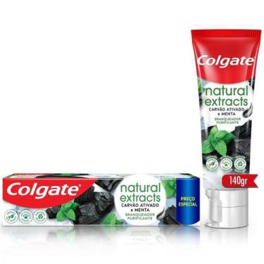 Imagem de Gel Dental Colgate Natural Extracts Carvão Ativado e Menta 140g