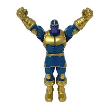 Imagem de Boneco Marvel Thanos All Seasons 22Cm Original 1magnus, Azul, Dourado