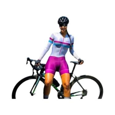 Imagem de Macacão De Ciclismo Feminino De Manga Longa KAFITT pro Racing Suit 20D
