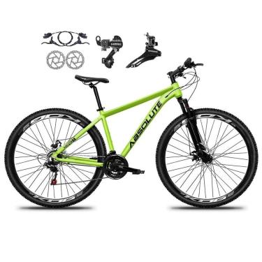 Imagem de Bicicleta Aro 29 Absolute Nero 5 Alumínio 21v Câmbios Shimano Freio A Disco Hidráulico Verde 17