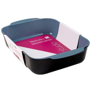 Imagem de Assadeira retangular 35x24CM Hercules PA9000-A35P Preta, Preto