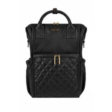 Imagem de Mochila maternidade de couro liso Vitta-Feminino