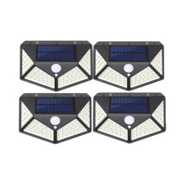 Imagem de 12 Luzes Solares de Parede com Sensor de Movimento - 100 LEDs - Ilumin