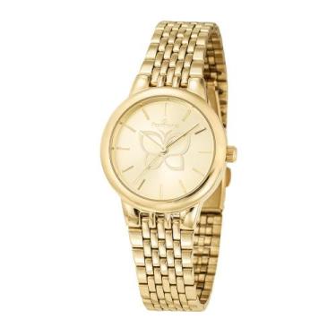 Imagem de Relógio Analógico Social Dourado Rommanel 650211 Cor:Dourado, Dourado