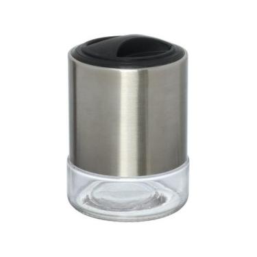 Imagem de Pote Hauskraft com Tampa Redondo 700ml Max, 700ml, Transparente, Prata