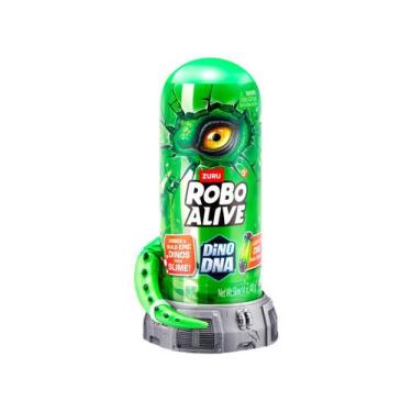 Imagem de Dinossauro Robo Alive Dino DNA Articulado 22cm - Zuru Capsulá com Slim