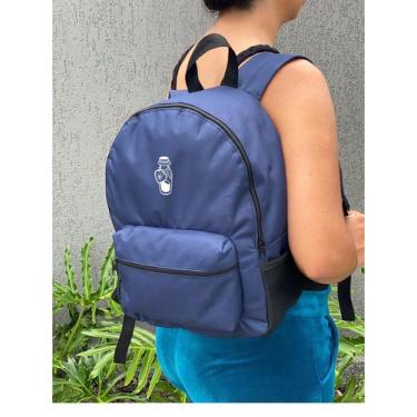 Imagem de Mochila Small FRASCO 2 Bolsa Escolar Trabalho Viagem Mala Faculdade Fu