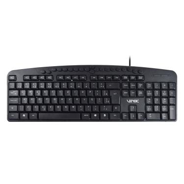 Imagem de Teclado Usb Multimídia Dynamic 107 Teclas 20 Teclas Abnt2 Resistente água 1 8m Preto