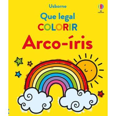 Imagem de Livro - Que legal colorir: arco-íris