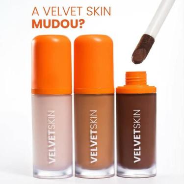Imagem de Base e Corretivo - Mari Maria - Velvet Skin - Matte 2.0 Cor:Caramelo, 