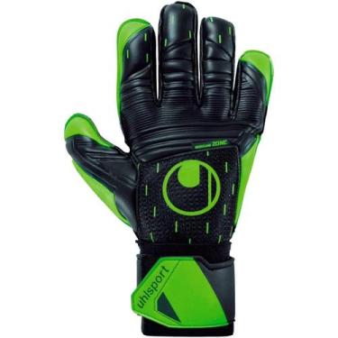 Imagem de Luva De Goleiro Uhlsport Soft Advanced Preto+Verde, 9