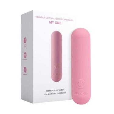 Imagem de Vibrador Recarregável My One Capsula Vibratória A Sós 10 Estágios de V