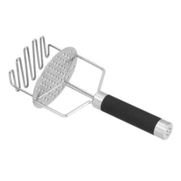 Imagem de Amassador De Batatas E Legumes Inox 2 Em 1 Cabo Emborrachado - WINCY