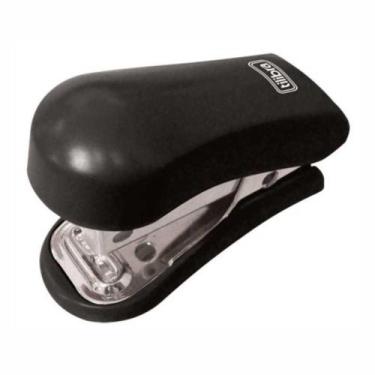 Imagem de Grampeador 12 Folhas Mini G101 Plástico Preto Tilibra