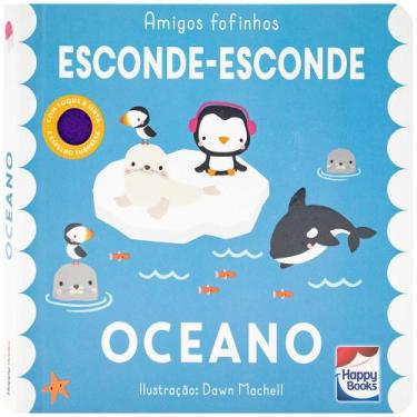 Imagem de Livro Infantil Amigos Fofinhos Esconde-esconde Oceano - Happy Book