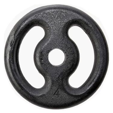 Imagem de Anilha 4KG Pintada IBJ, Unico, Preto
