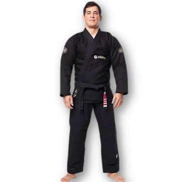 Imagem de Kimono JiuJitsu preto Atama Classic, A1