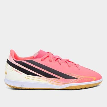 Imagem de Chuteira Infantil Futsal Adidas F50 Hyperfast Club Copa Do Mundo, Pink