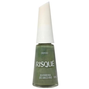 Imagem de Esmalte Cremoso Risqué Guerreira do Arco-Íris 8ml Hipoalergênico