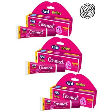 Imagem de Carmed Fini Beijos Hidratante Labial Kit 3 Unidades - Cimed