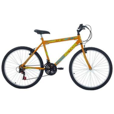 Imagem de Bicicleta Eden Mountain Bike Aro 26 Quadro Aço 18 Marchas V-Brake Lara