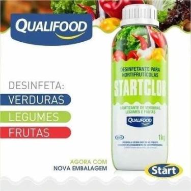 Imagem de Desinfetante Hortifruti Startclor Qualifood 1kg Original