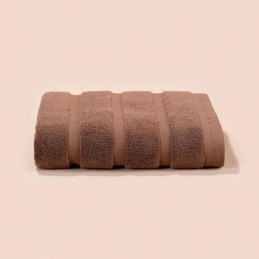 Imagem de Toalha de Rosto Sublime Egípcio 48x80CM 100% Algodão 550g-m2 Macia e Absorvente Marrom Altenburg