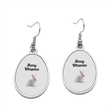 Imagem de Brinco de coelho Whisperer - Brincos com pingente de coelho para meninas - Presente de festa de aniversário dos namorados, Metal, Sem pedras preciosas