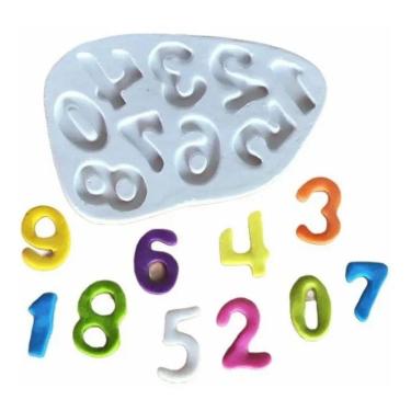 Imagem de Molde De Silicone Números, Resina, Confeitaria, Biscuit Molds Planet