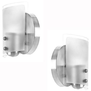 Imagem de Kit 2 Arandelas Luminária De Vidro Espetaculosa