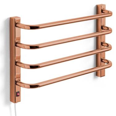 Imagem de Toalheiro Térmico para 1 Toalha 110v Fio Lado Esquerdo Bronze