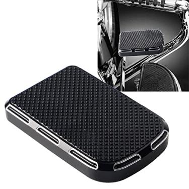 Imagem de FINMOKAL Capa De Pedal De Freio Grande Com Corte De Borda Cnc Para Harley Electra Glide Road King