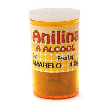 Imagem de Anilina a Álcool Glitter em Frasco de 4 gr à 6 gr Amarelo