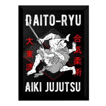 Imagem de Quadro Aiki-jujutsu Decoração Academia Arte Marcial Dojo