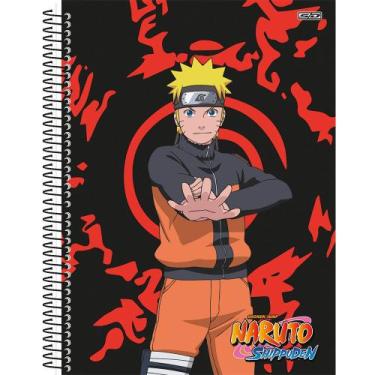 Livro Anime Naruto Nuvem Akatsuki - Caderno 56 páginas na