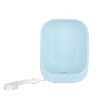 Imagem de Jeanoko Tigela de alimentação para animais de estimação ABS 200 ml tigela conveniente para alimentação de animais de estimação suprimentos alimentadores de água com fivela íntima para gatos cães (azul)