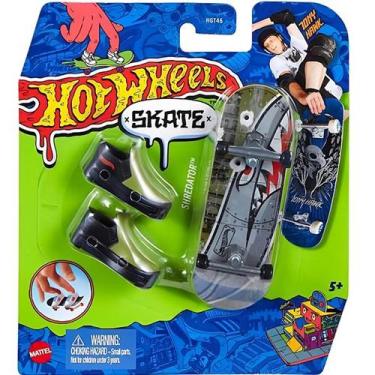 Skate de Dedo Hot wheels Profissional Tenis Fingerboard - Mattel