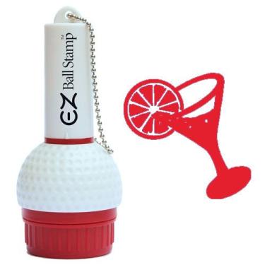 Imagem de Marcador de carimbo de bola de golfe EZBallStamp, Red Martini