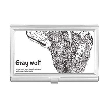Imagem de Carteira de bolso com porta-cartões Gray Wolf Friend Company