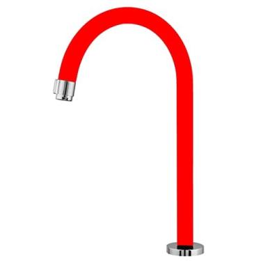 Imagem de Torneira Banheiro Lavatório Mesa Easy Alta Red ¼ Volta