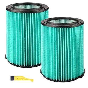 Imagem de MZY LLC Pacote com 2 filtros de substituição VF6000 de 5 camadas para aspiradores de pó Ridgid Wet Dry 5-20 galões, para Ridgid WD5500 WD0671 WD6425 WD7000 WD1280 WD1851 WD1680 WD1956 RV24 000A 1400RV RV2600B