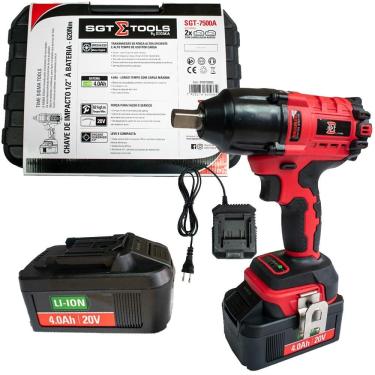Imagem de Chave de Impacto 20V 1/2 POL 4Ah C|Bateria e Maleta SGT-7500