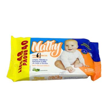 Imagem de Nathy Baby Lenços Umedecidos - Hipoalergênico